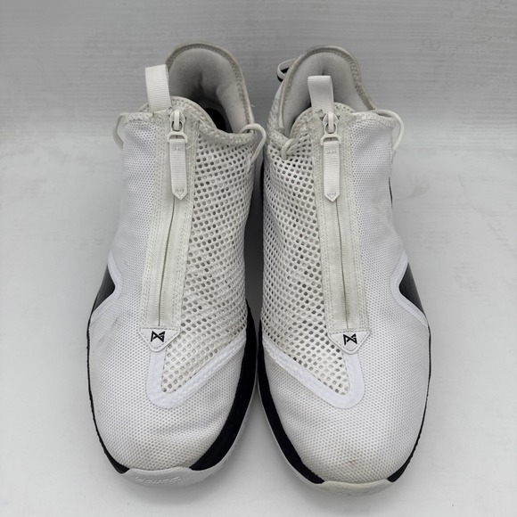 Nike Mens PG 4 Air Strobel Basketball Shoes White Black Zipper CW4134-101 SZ 17 - Picture 6 of 15